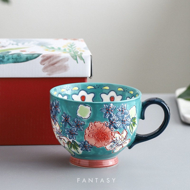 出口歐美杯子創意早餐杯麥片杯牛奶杯家用大號燕麥杯禮品杯子-細節圖3
