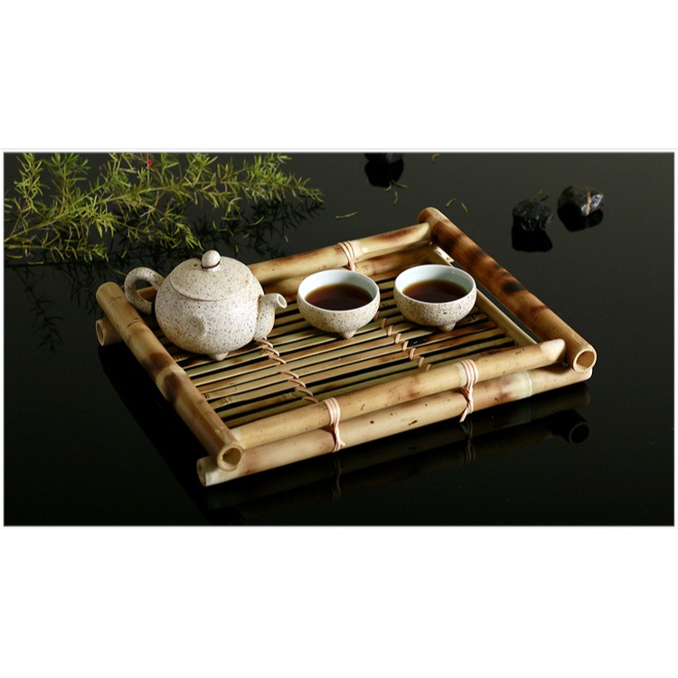 日韓料理盤壽司盤竹編託盤長方形竹編奉茶托盤果盤餐盤筐生菜籃子-細節圖7