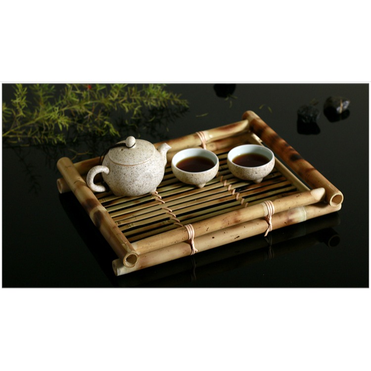 日韓料理盤壽司盤竹編託盤長方形竹編奉茶托盤果盤餐盤筐生菜籃子-細節圖9