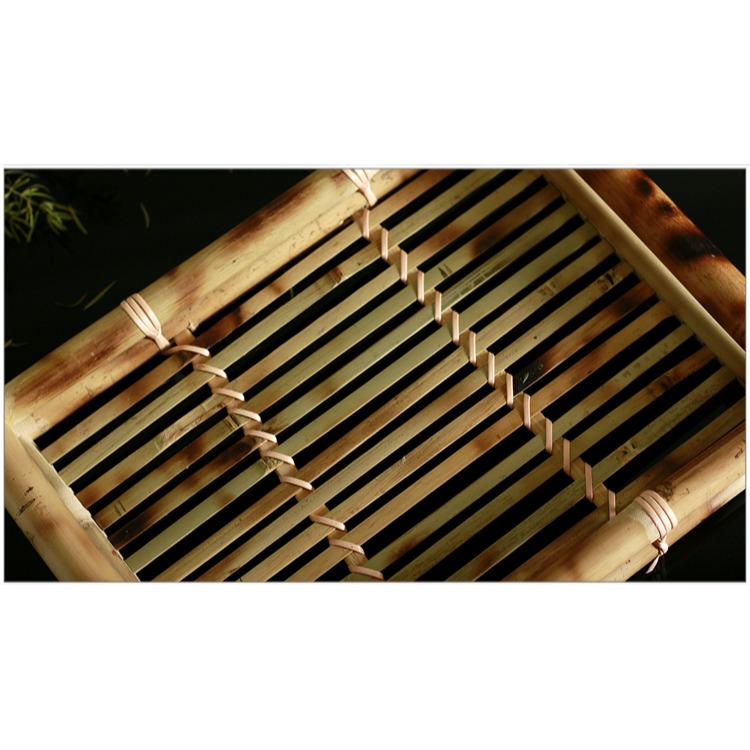 日韓料理盤壽司盤竹編託盤長方形竹編奉茶托盤果盤餐盤筐生菜籃子-細節圖10