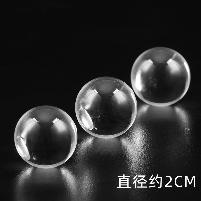 白水晶球居家供奉家用擺件供佛居家供奉佛塔寶瓶裝飾品1粒-細節圖3