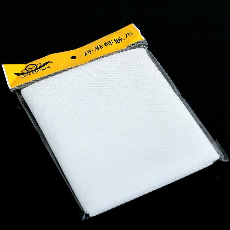 好廚師寶馬煮飯巾松鶴蒸飯布壽司料理專用食品網蒸籠隔飯布不粘鍋-細節圖4