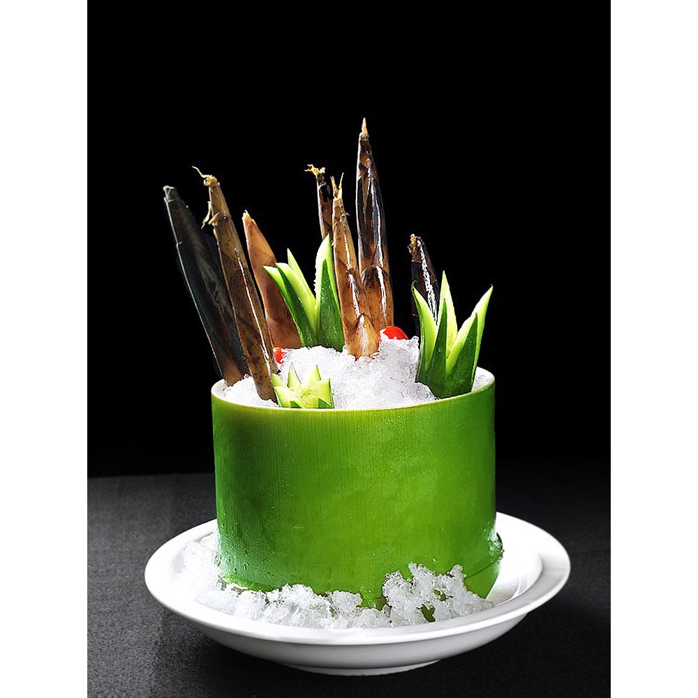 創意日式料理餐盤涼菜餐具若竹盛器西餐分子料理意境菜創意食器-細節圖2