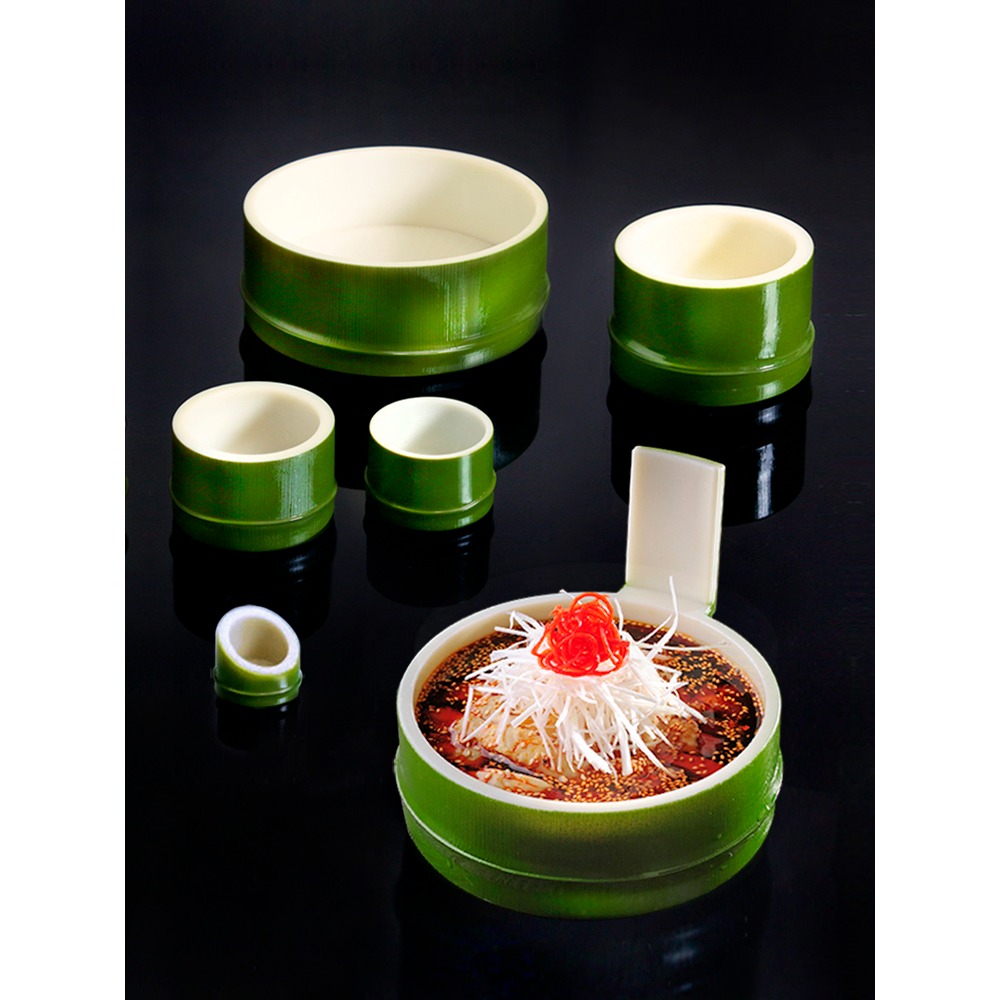 創意日式料理餐盤涼菜餐具若竹盛器西餐分子料理意境菜創意食器-細節圖3