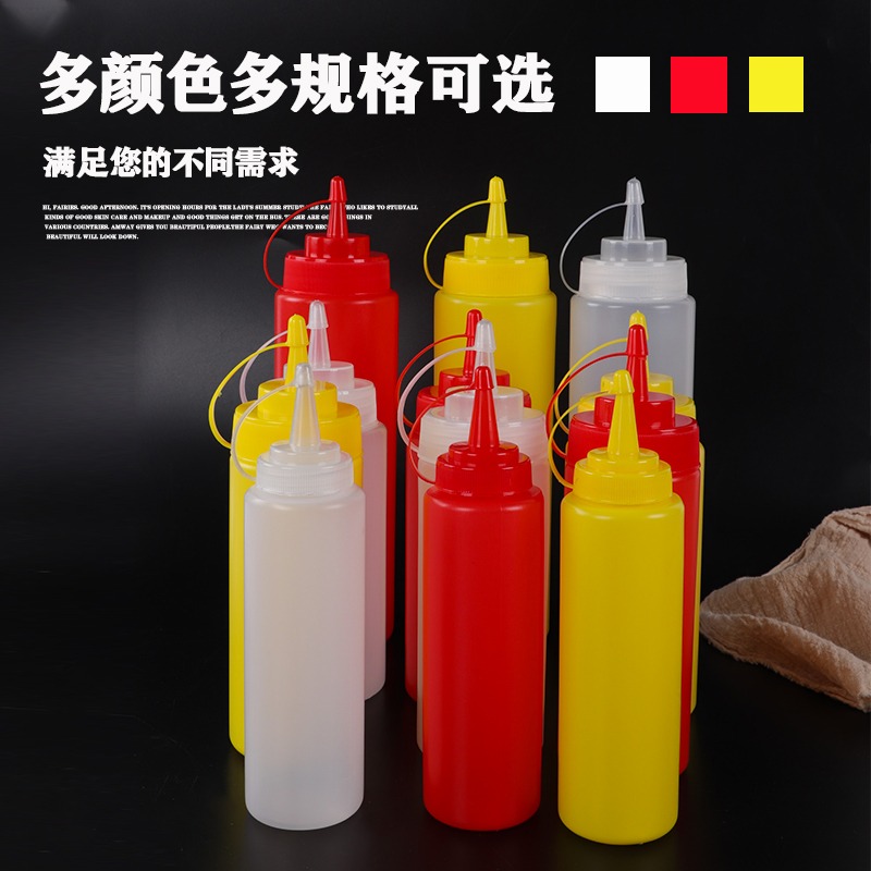 油壺醬油醋調料瓶噴嘴耗油沙拉汁醬擠壓瓶廚房家用油桶防漏食品級-細節圖2
