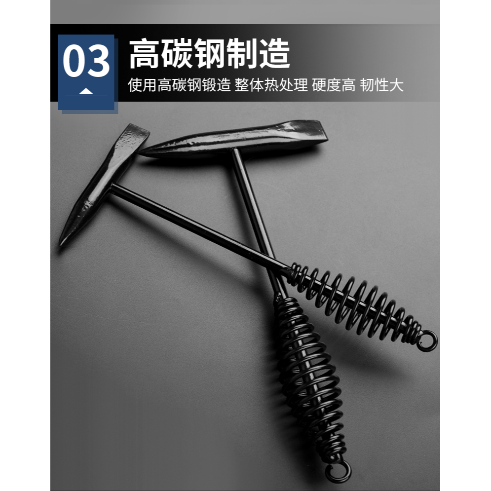 電焊錘電焊工敲渣錘高碳鋼多功能小鐵錘扁尖頭榔頭敲渣除銹安全錘-細節圖9