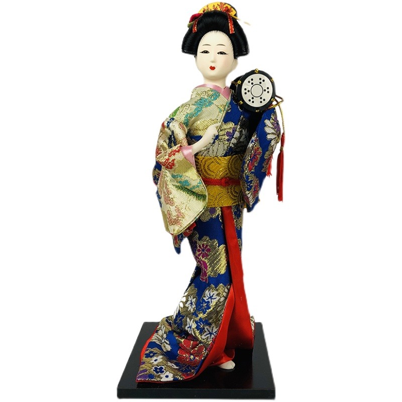 人偶日式藝妓和服娃娃日料餐廳居酒屋裝飾桌面擺件裝飾日本人形-細節圖5