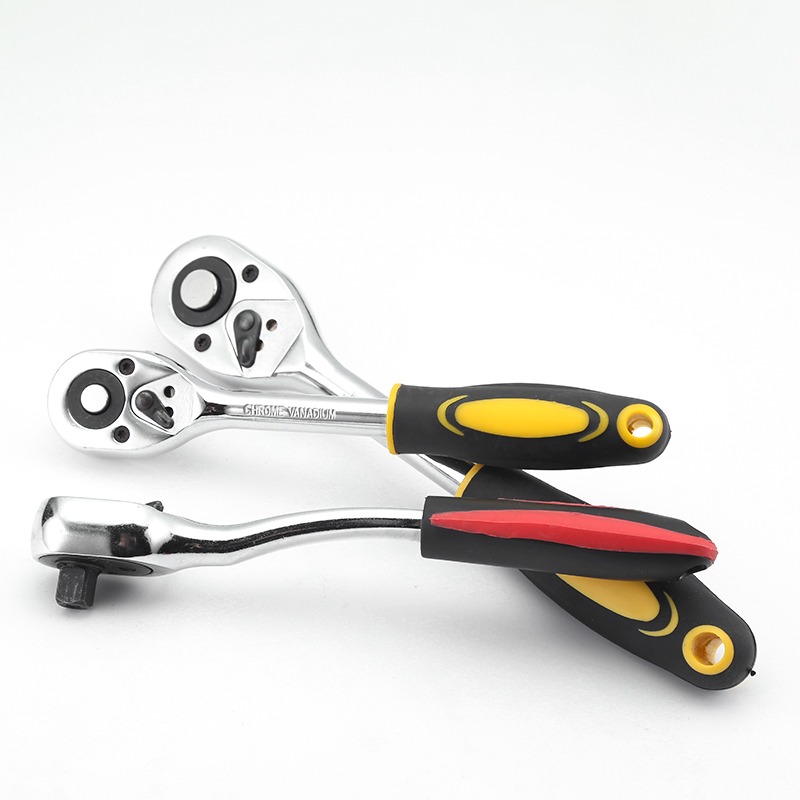 快速棘輪扳手大飛中飛小飛快扳雙向棘輪柄套筒扳手萬能扳汽修工具-細節圖5