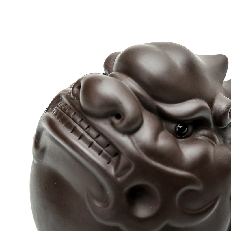 創意四大神獸紫砂金蟾龍龜招財茶寵擺件茶盤裝飾擺件可養茶藝茶玩-細節圖2