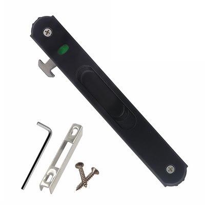 衛生間移門鎖扣陽臺推拉門鎖雙面衣櫃門免打孔卡扣拉門童鎖固定器-細節圖5