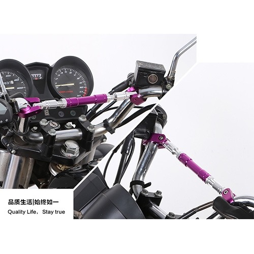 。摩托車改裝手把龍頭平衡桿鈴木天劍原裝車把加強橫桿護胸棒可調-細節圖5