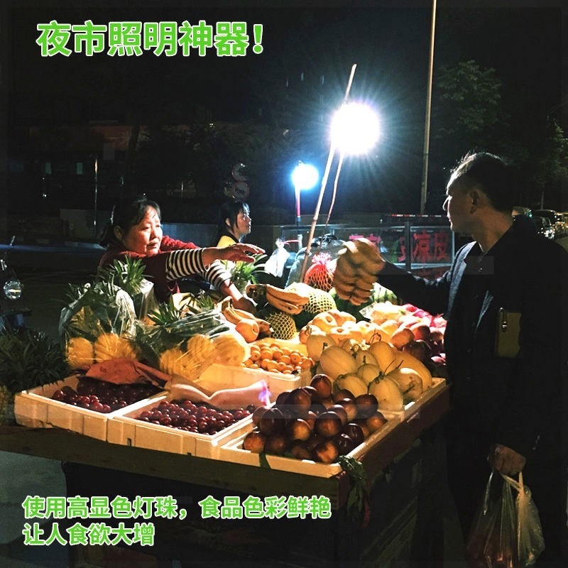 充電燈應急照明移動家用式超亮led夜市地攤擺攤停電備用戶外燈泡-細節圖3