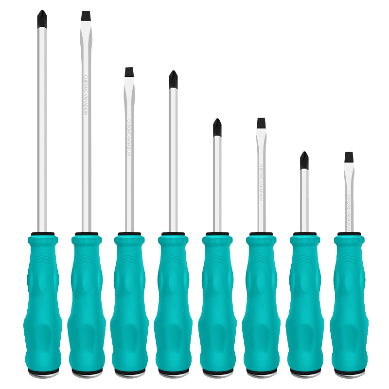 穿心螺絲刀強磁十字一字超硬可敲擊梅花起子加長工業級改錐螺絲批-細節圖5