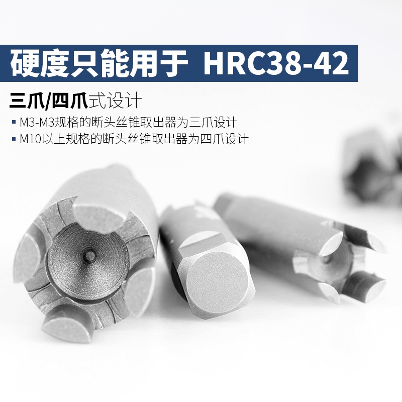 斷頭絲錐取出器高強度萬能取斷絲攻取絲器手動專用反牙絲退絲錐器-細節圖2