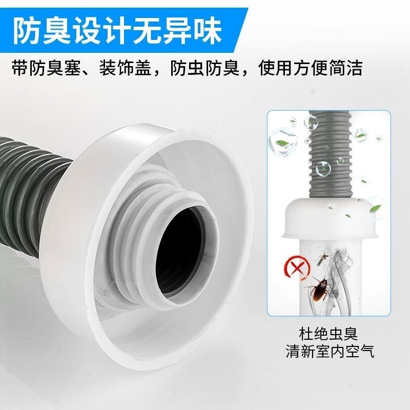 。廚房下水道接頭三通水槽洗碗機凈水器二合一廚寶洗衣機排水管四-細節圖3