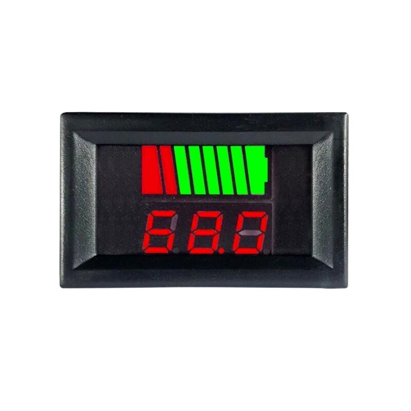 電動車摩托車KOSO電壓表電摩改裝V-150V通用防水LED電壓表儀表-細節圖5