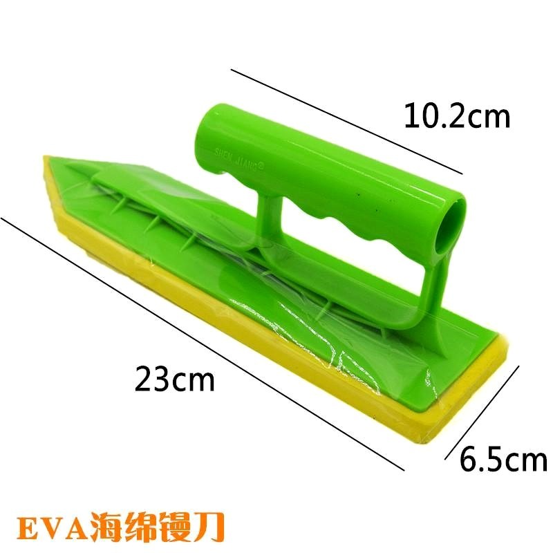 海綿推刀鏝刀刀縫橡膠平頭泡沫抹子泥板抹泥刀填縫硅藻泥勾縫施工-細節圖5