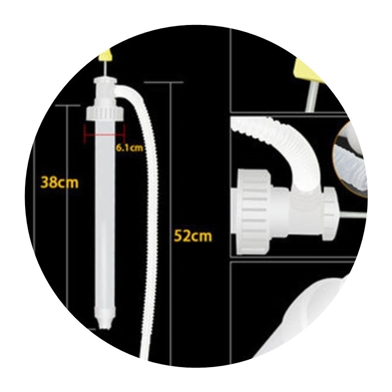 新款菜油手壓式簡易加油按壓式抽油器油管神器吸抽油泵塑料機油-細節圖5