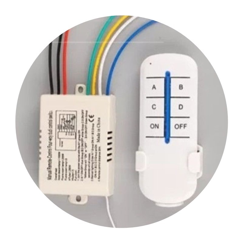 智能分段開關家用電燈燈具數碼吊燈電源分段器模塊遙控器燈飾無線-細節圖5