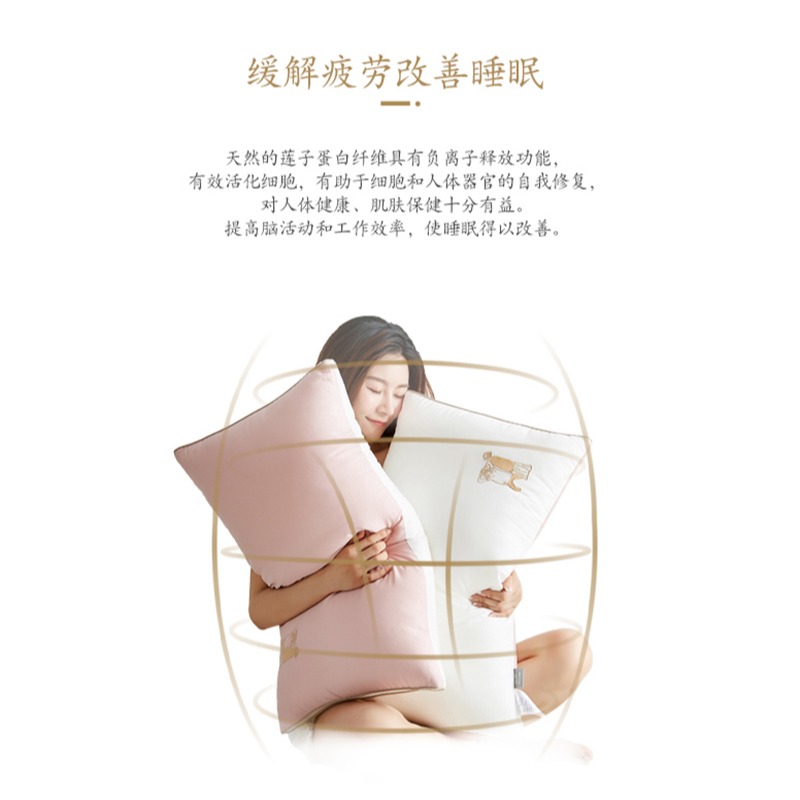 枕頭一對護頸椎家用枕芯助睡眠單人酒店專用單個裝夏季宿舍女整頭-細節圖3