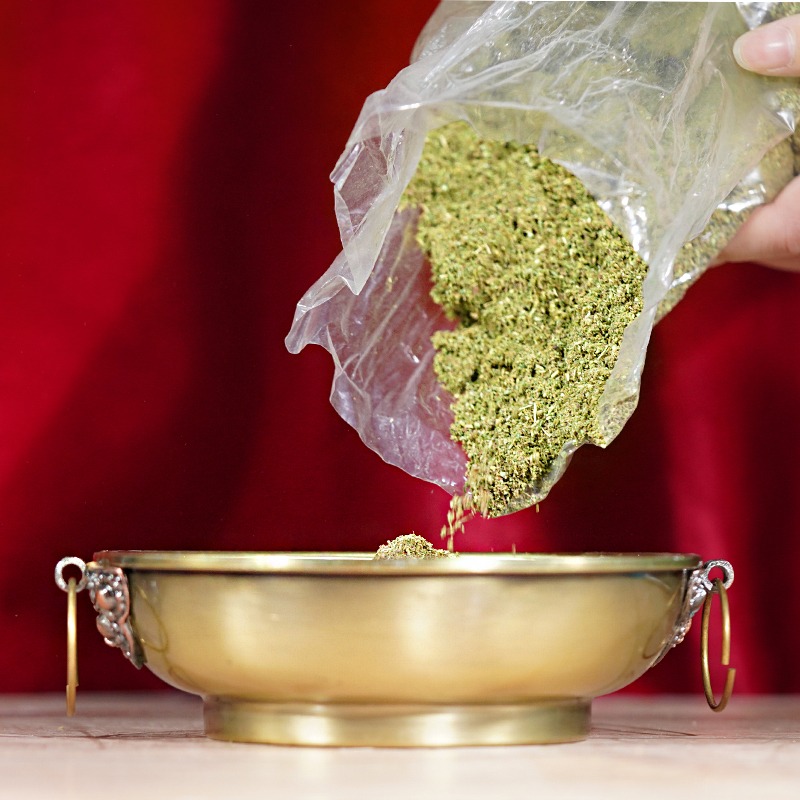 藏香粉柏香粉柏木粉煙供粉薰香粉藏傳佛教用品做煙供火供用500克-細節圖2