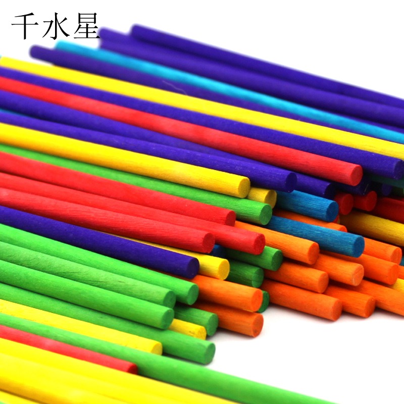 圓木棒 diy手工製作建築模型沙盤木棍骨架材料實木圓棒拼裝小木條-細節圖7