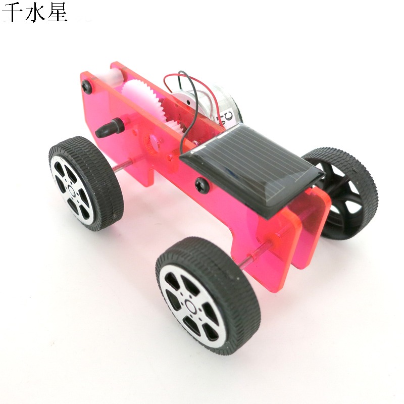 太陽能小車Q1 DIY科技小製作拼裝玩具小車套裝 物理實驗科普材料-細節圖5