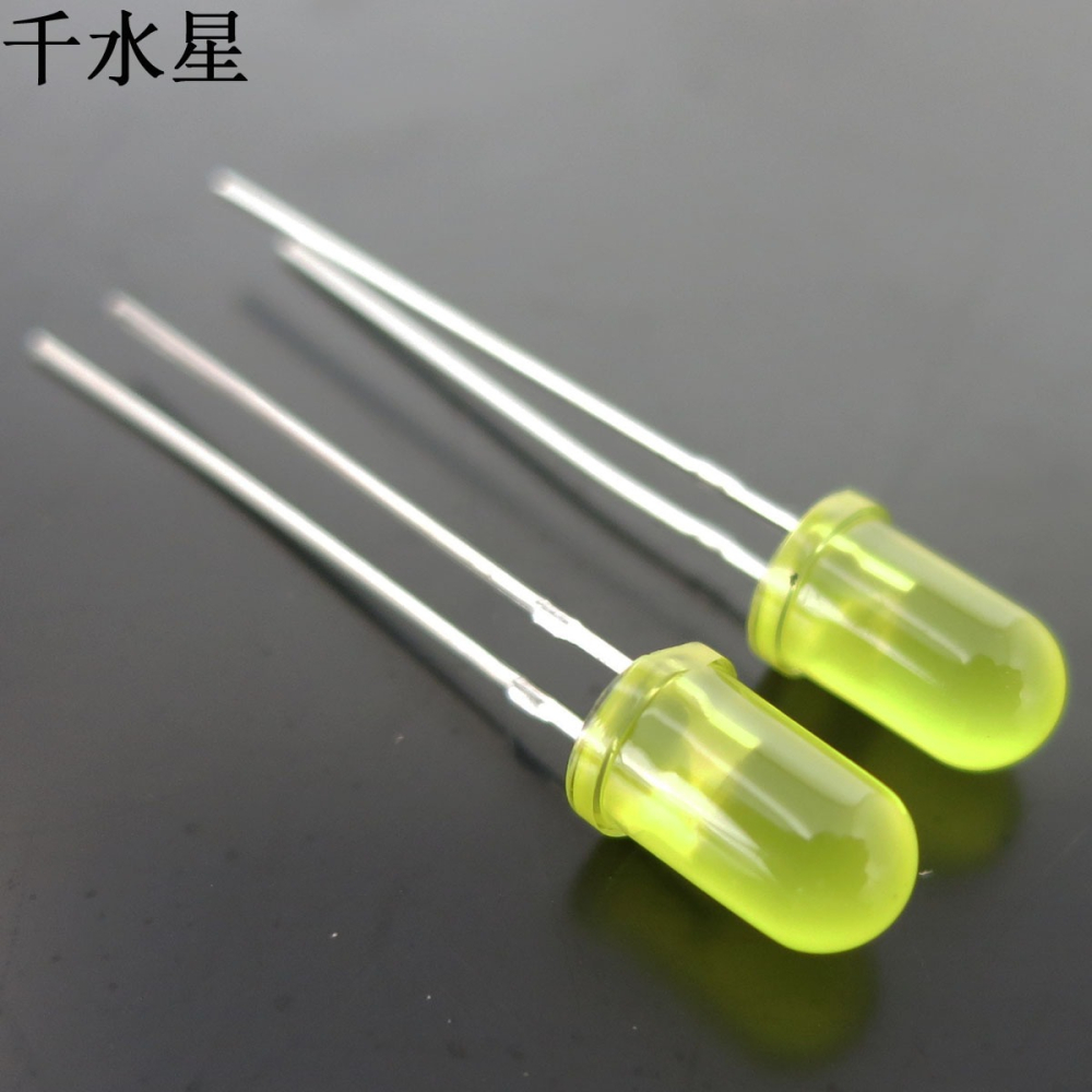 5mm彩發彩LED元件發光二極管 DIY紅綠黃信號燈 科學實驗模型彩燈-細節圖8