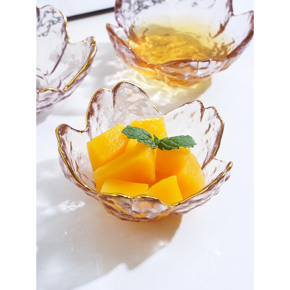 日式錘目紋粉色櫻花玻璃味碟醬料碟小碟子醋碟火鍋調料蘸料碟子-細節圖4