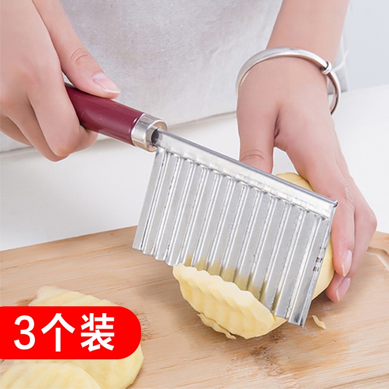 狼牙土豆刀波紋波浪刀廚房家用切菜神器花式切條器薯條洋芋專用切-細節圖2