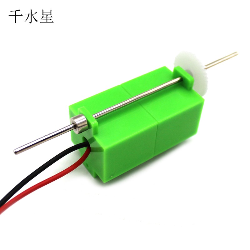 綠盒180減速器 減速電機 DIY模型車模齒輪配件 微型驅動減速馬達-細節圖3
