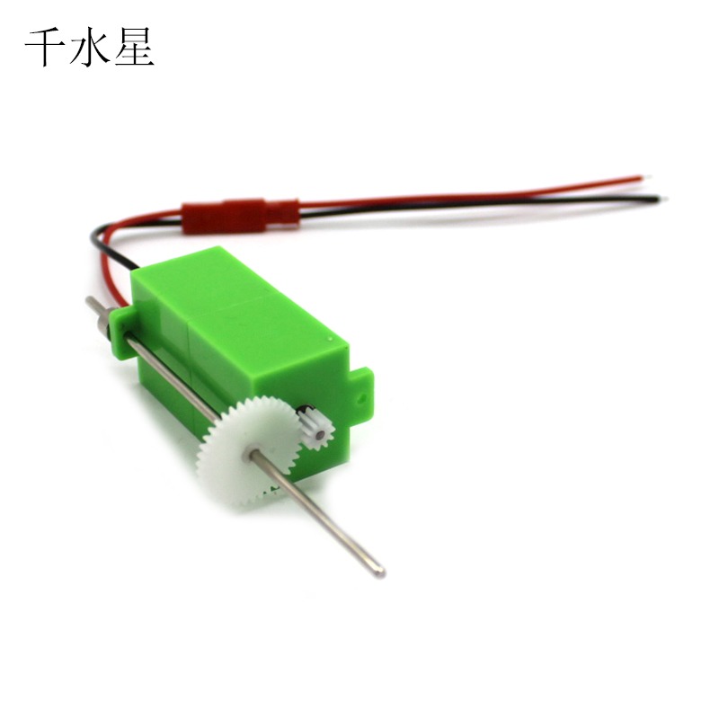 綠盒180減速器 減速電機 DIY模型車模齒輪配件 微型驅動減速馬達-細節圖4