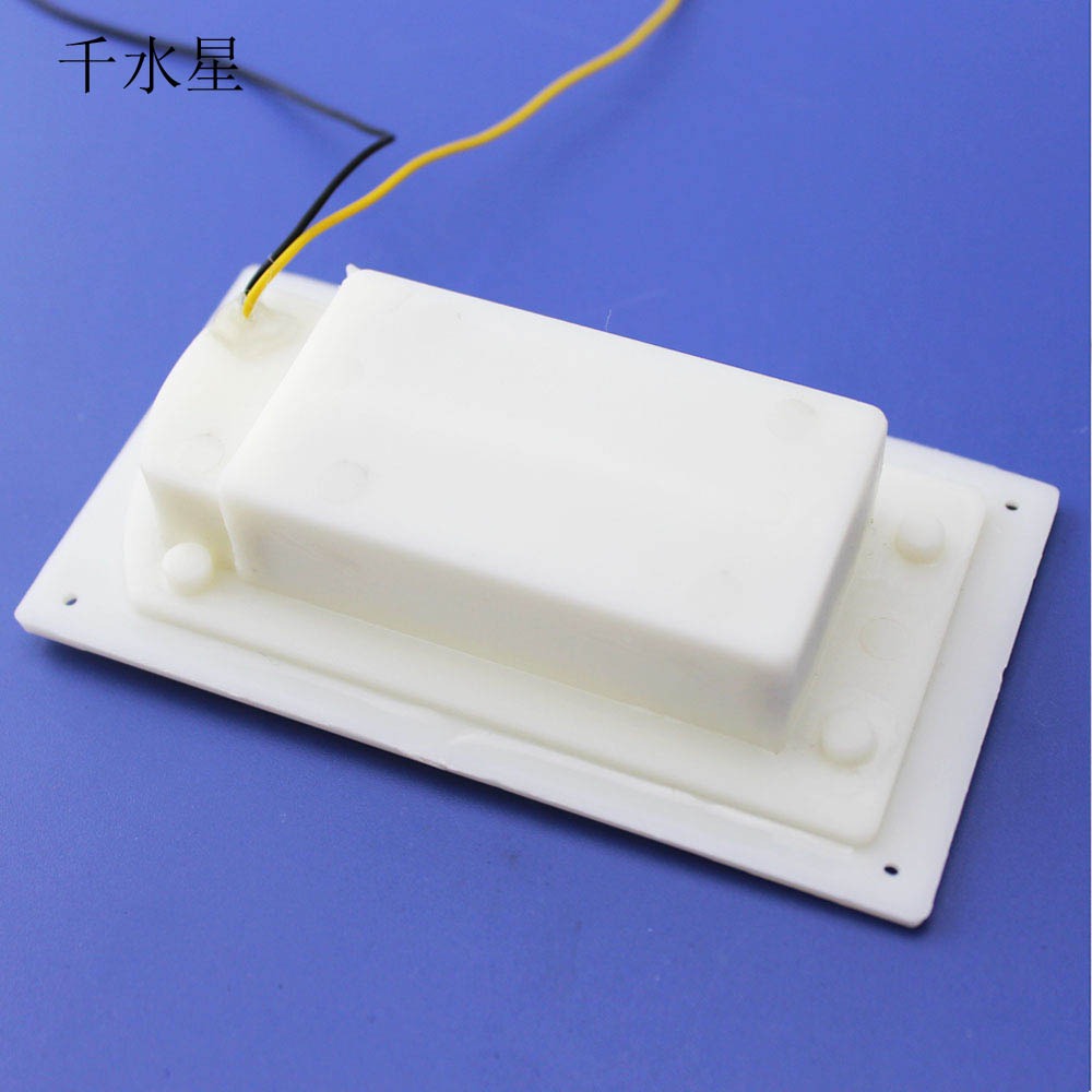 2節5號防水電池盒（白色）密封帶蓋帶開關水下兩節電池盒3v防水盒-細節圖5