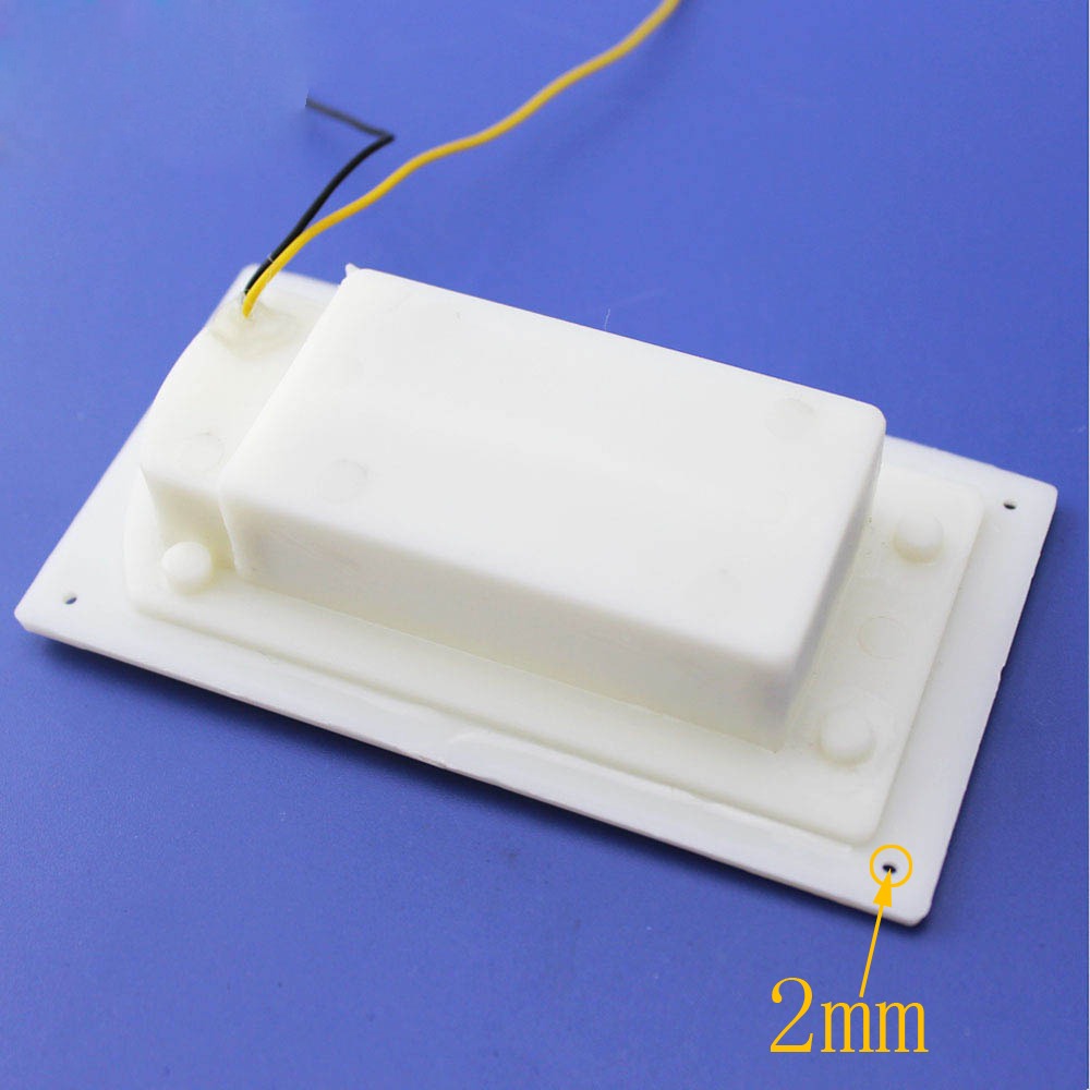2節5號防水電池盒（白色）密封帶蓋帶開關水下兩節電池盒3v防水盒-細節圖7
