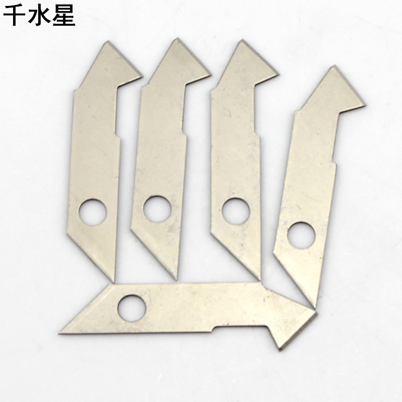 鉤刀片(1盒/10片）雕刻刀刀片 勾刀片 模型板刀 美工刀異形刀片-細節圖3