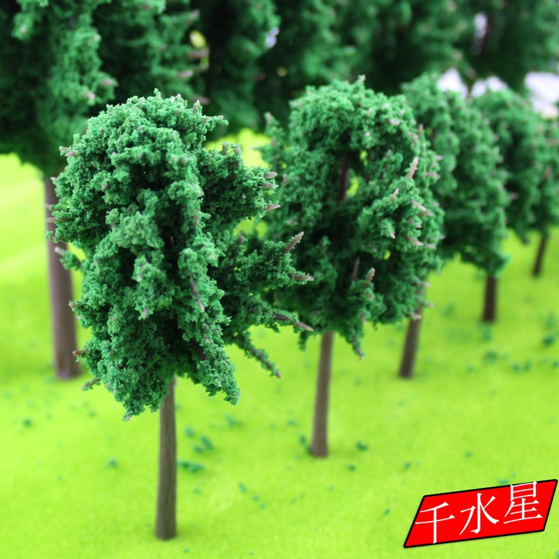 TD成品樹模型樹綠樹成品樹幹建築模型材料diy手工製作沙盤場景-細節圖2