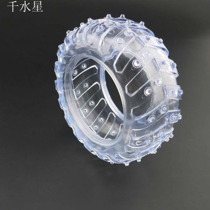透明模型輪胎皮 DIY自制越野車遙控車底盤車輪子配件 自卸車胎皮-細節圖2