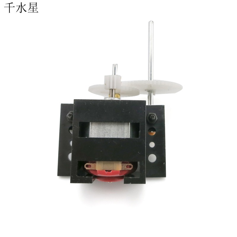 C1A減速齒輪箱 DIY科技小製作 創意手工 齒輪玩具 減速電機 馬達-細節圖3