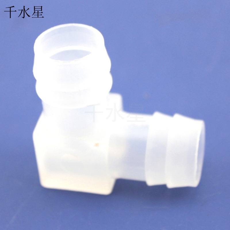 水管L型方角彎頭 兩通接頭模型彎型接頭385水泵氣泵塑料 等徑彎頭-細節圖3