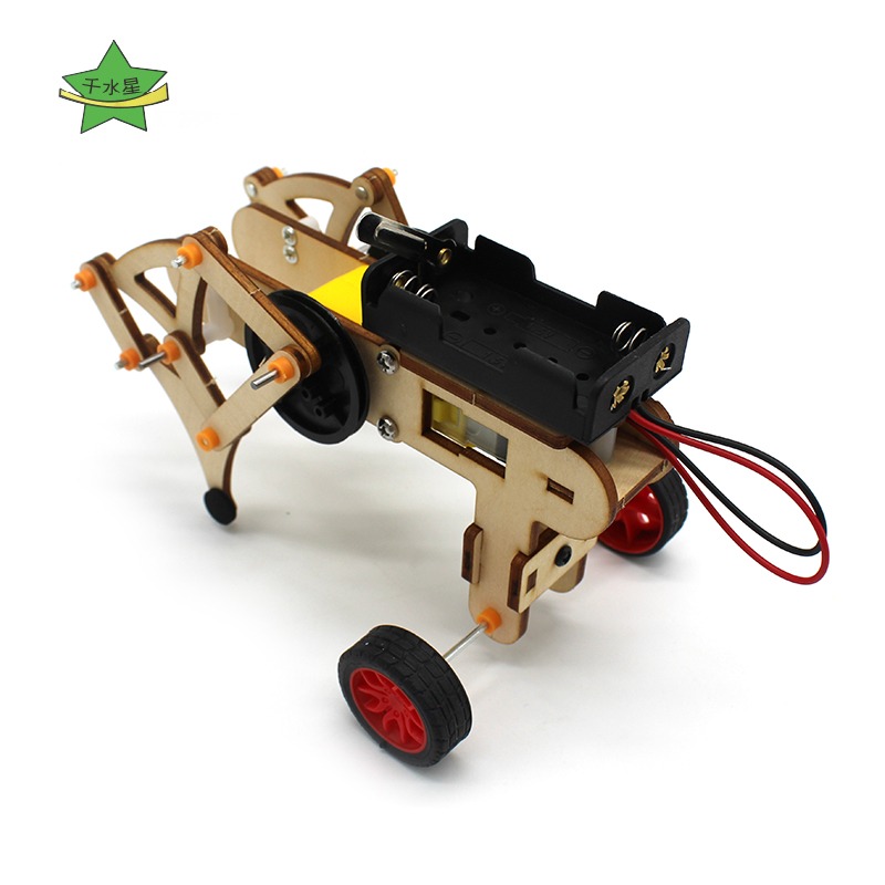 組裝機械獸STEAM創客教育手工拼裝模型科技小發明diy親子互動玩具-細節圖8