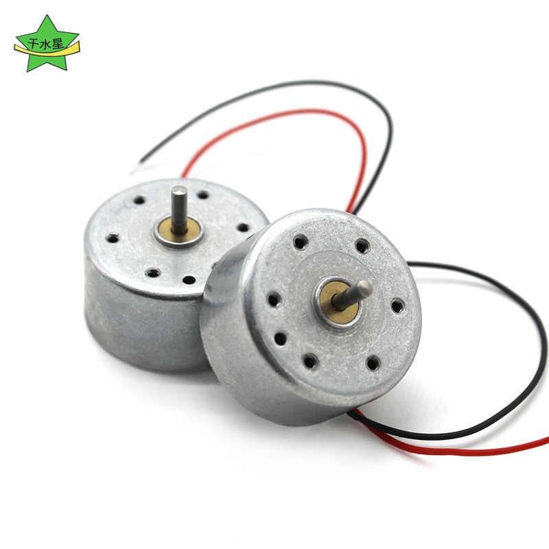 帶線300電機軸長6mm 太陽能玩具馬達微型直流3v6v小電機diy配件-細節圖2