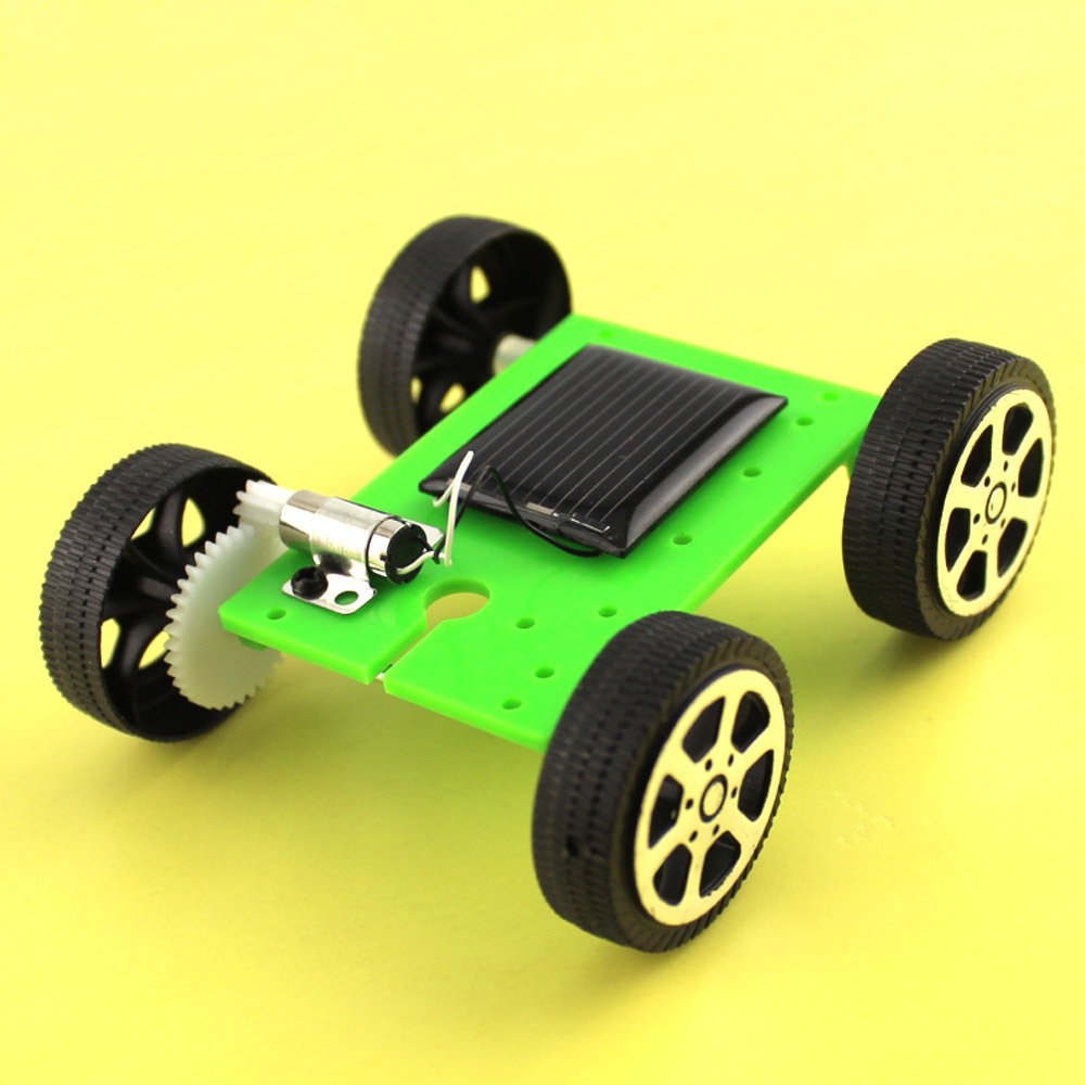 迷你太陽能小車 diy科技小製作新能源趣味發明玩具模型車手工拼裝-細節圖5