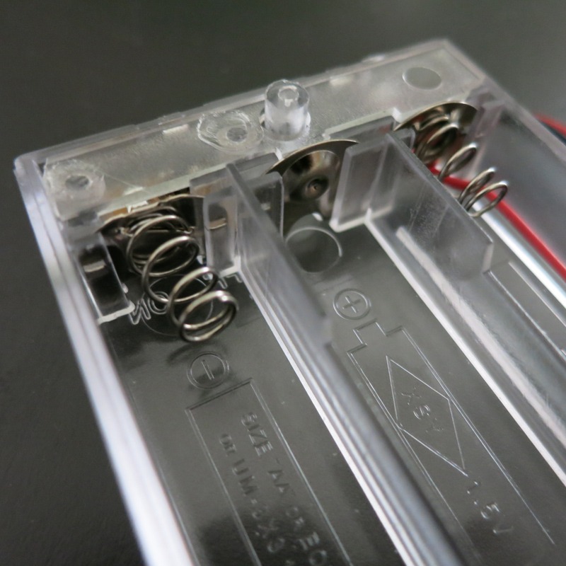 3節五號透明電池盒 DIY模型玩具配件 帶開關導線 4.5v電源 千水星-細節圖4