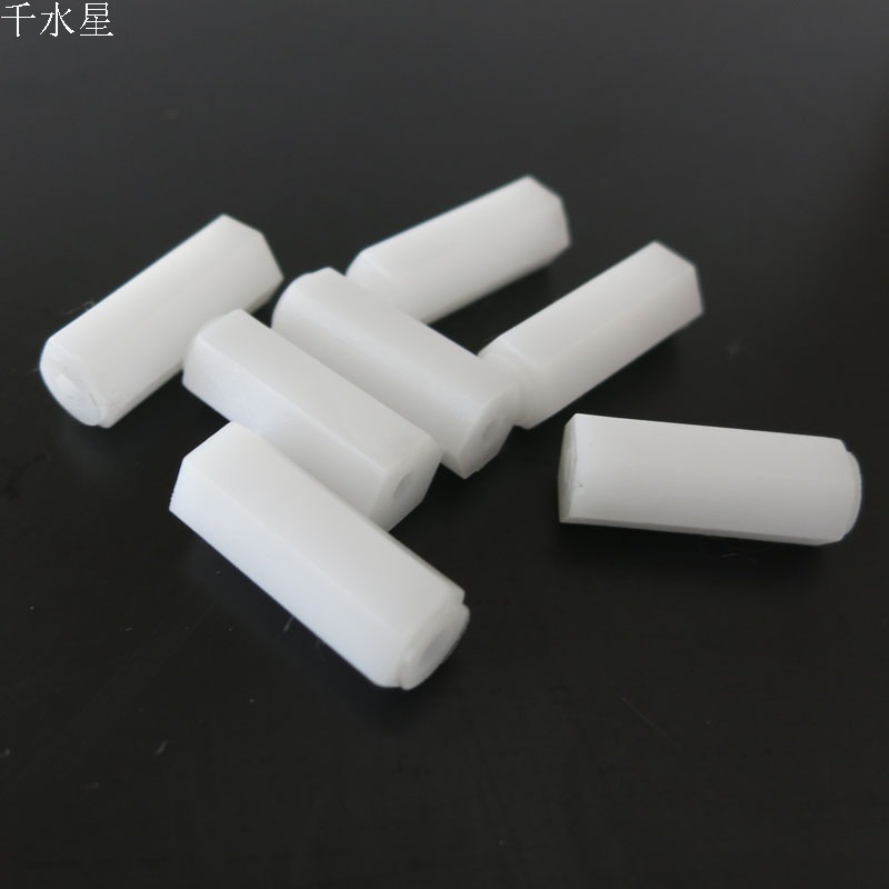 3MM孔聯軸尼龍柱(17mm) 聯軸器 塑料支撐柱 隔離柱 DIY小製作配件-細節圖3