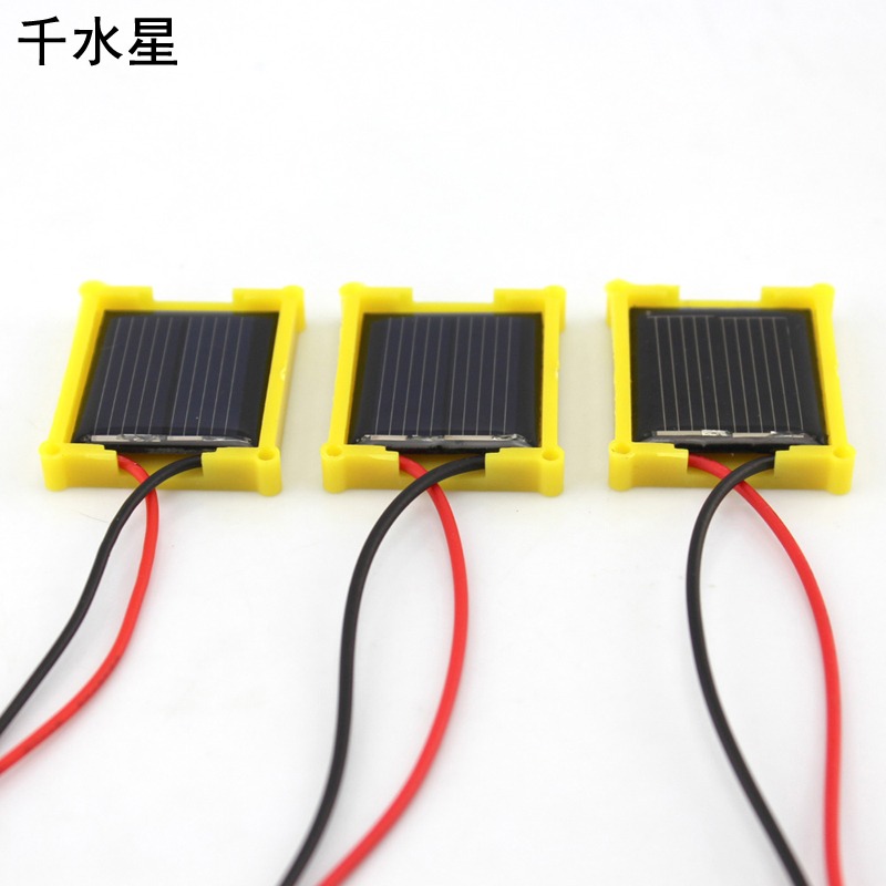 配線太陽能電池板1V80MA 焊線免焊接 diy電子積木 diy模型配件-細節圖5