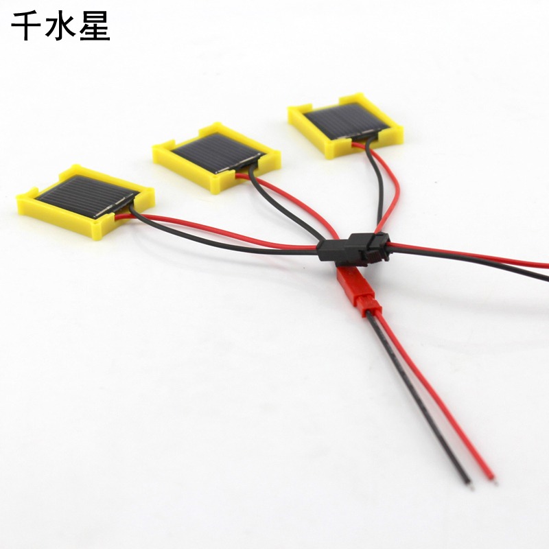 配線太陽能電池板1V80MA 焊線免焊接 diy電子積木 diy模型配件-細節圖6
