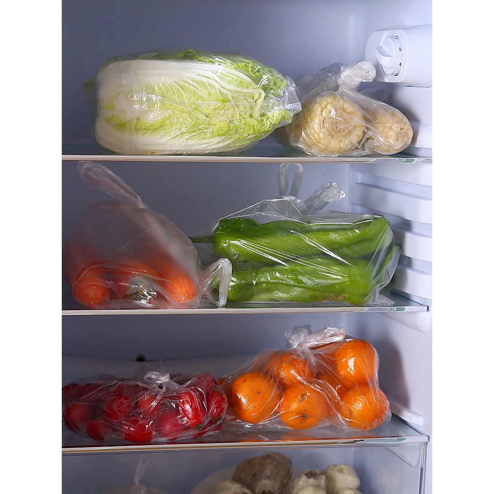 背心式食品保鮮袋小號水果包裝塑料袋家用一次性加厚點斷式保鮮膜-細節圖3