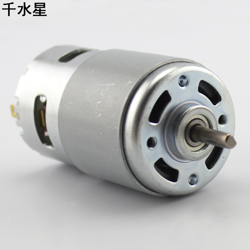 795電機(D型軸) 12-24V高轉速大扭力 帶軸承 大功率直流模型馬達-細節圖6