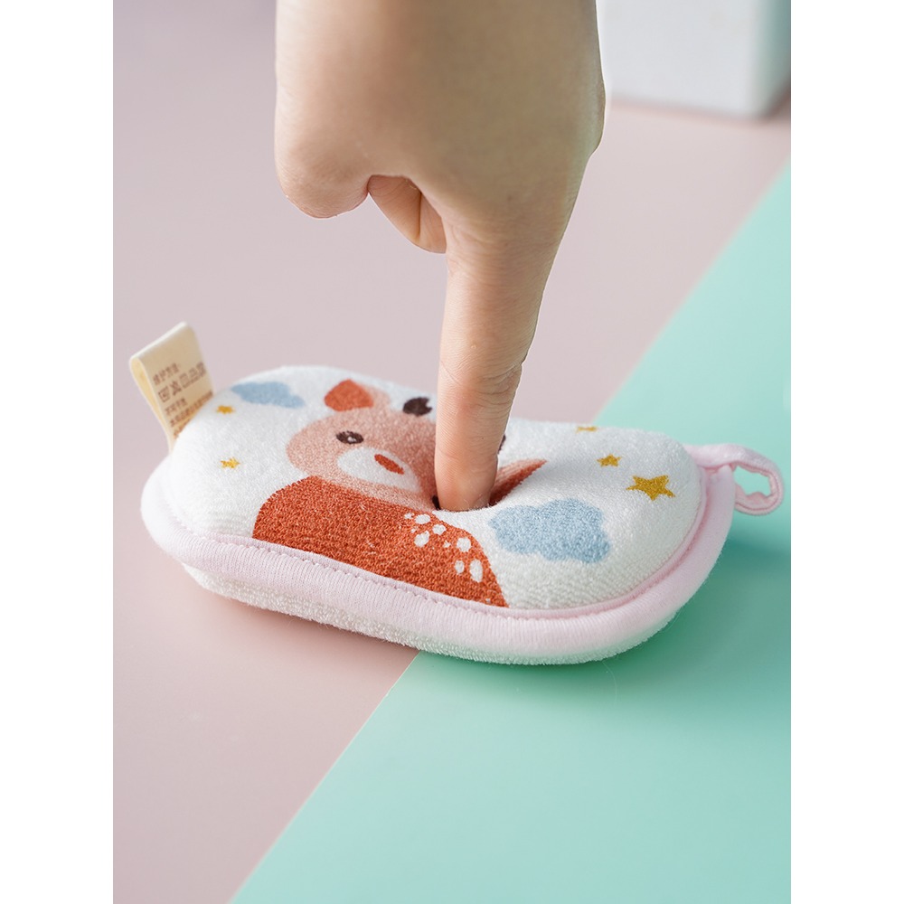 嬰兒洗澡海綿寶寶搓澡神器兒童幼兒沐浴擦洗澡巾小孩搓泥洗浴用品-細節圖3