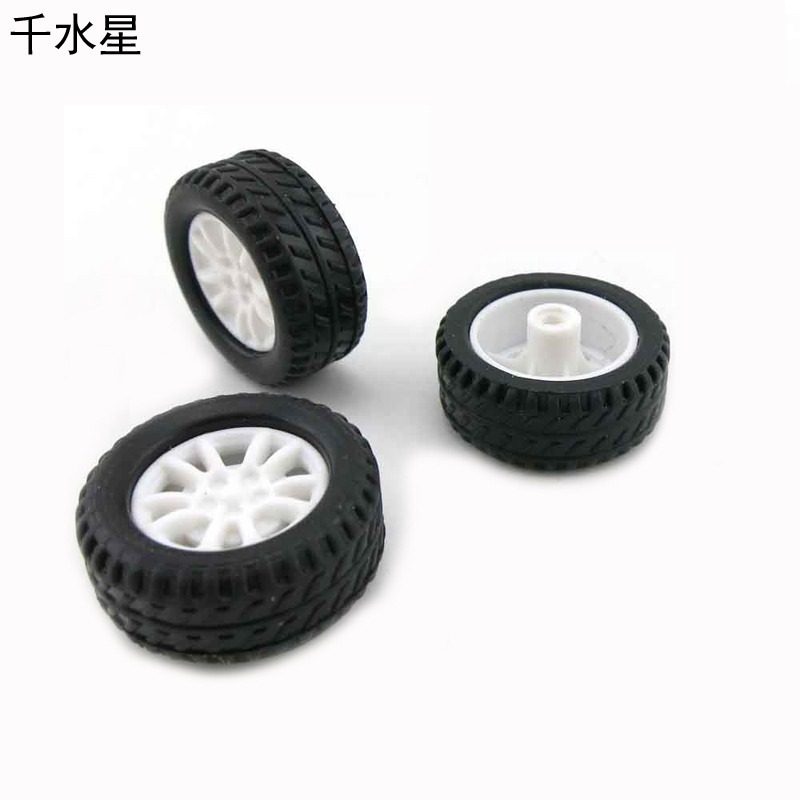 20*8*1.9 鏤空橡膠小車輪胎 玩具車輪 DIY手工小製作車模模型配件-細節圖7